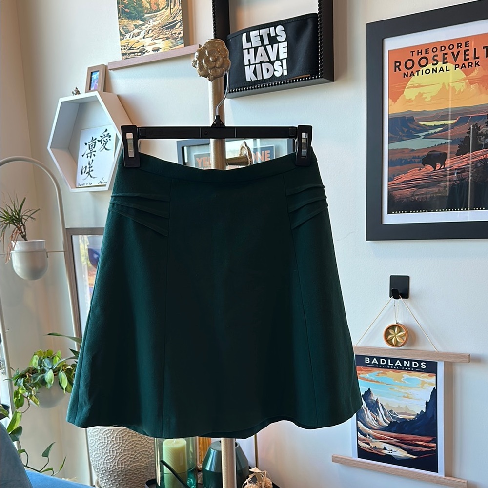 BCBG Forest Green Skirt - size 0